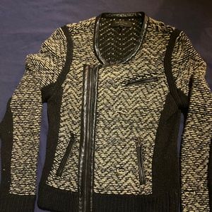 Grey - Wool / Leather Jacket